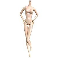 DIY OOAK Doll Bodies for Replacement 12 inch Fashion Doll Body Supermodel Collector Doll Making Body Articulated Jointed Posable Doll Repair White Supermodel (1)