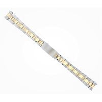 Ewatchparts 13MM 14K GOLD TWO TONE OYSTER WATCH BAND FOR ROLEX DATEJUST 69190 69240 79160