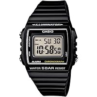 Casio (Casio) w – w-215h-1avdf – DC V, 1 A/w215h – DC V, 1 A STANDARD Digital Black Dial Men's Watch Watch [parallel import goods]