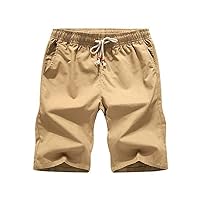 Summer Casual Shorts Men's Cotton Fashion Style Home Shorts Asian Code with Pockets