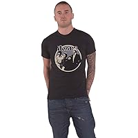 Rock Off officially licensed products The Doors Retro Circle Band Logo T Shirt