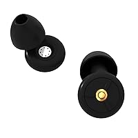 Ear Plugs for Sleeping Noise Cancelling, Soft Silicone Reusable Hearing Protection Earplugs for Focus, Sleep, Concerts, Swimming, Work - 1 Pair S/M/L Eartips - 35dB Noise Reduction