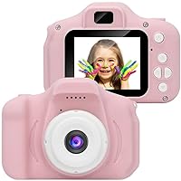 Mini Digital Kids Camera with 2 Inch Screen in 3 Colors (Pink)