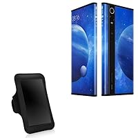 BoxWave Case Compatible with Xiaomi Mi Mix Alpha - Sports Armband, Adjustable Armband for Workout and Running for Xiaomi Mi Mix Alpha - Jet Black