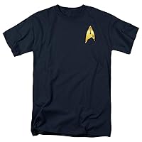 Star Trek T-Shirt Discovery Command Badge Navy Tee
