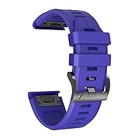 26 22mm Silicone Watchband for Garmin Fenix 6X 6Pro Watch Quick Release Easy fit Wrist Band Strap For Fenix 5X 5Plus Accessories