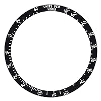 Ewatchparts BEZEL INSERT FOR 40MM TIGER TUDOR TIGER WOOD 79260 79270 CHRONOTIME PRINCE DATE