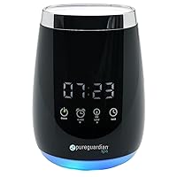 PureGuardian Diffuser for Essential Oils, Ultrasonic, Cool Mist, Aromatherapy Creates Relaxing Environment, Optional Night Light, Alarm Clock, Timer, Up to 5-8 Hours, SPA260