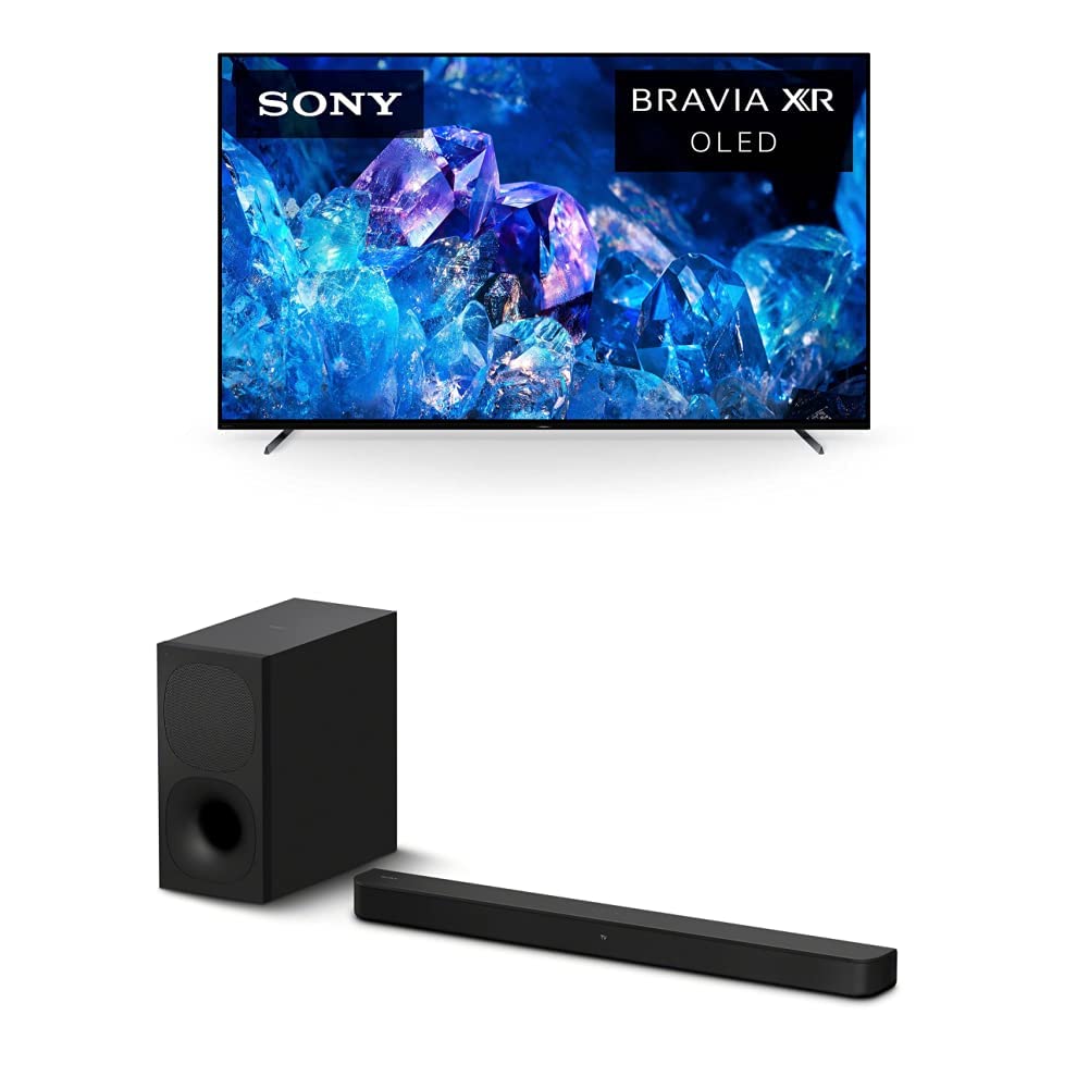 Sony OLED 65 inch BRAVIA XR A80K Series 4K Ultra HD TV: Smart Google TV with Dolby Vision & Sony HT-S400 2.1ch Soundbar with Powerful Wireless subwoofer