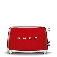 SMEG 2 Slice Retro Toaster (Red)