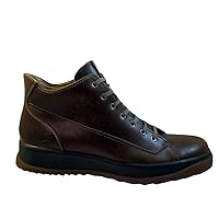 Men's A105 Italian Lace-Up High Top Fashion Sneakers