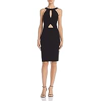 Laundry By Shelli Segal Women's Double Cut Out Cocktail Dress, Black, 10