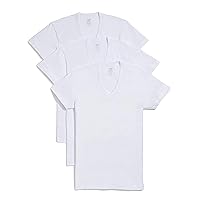 2(X)IST Mens Essential Cotton Slim Fit V-Neck T-Shirt 3-Pack