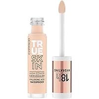 True Skin High Cover Concealer (010 | Cool Cashmere) | Waterproof & Lightweight for Soft Matte Look | With Hyaluronic Acid & Lasts Up to 18 Hours | Vegan, Cruelty Free