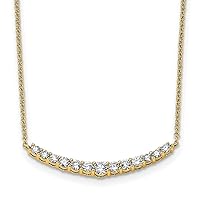 14k Gold True Origin Lab Grown Diamond SI D E F Pendant Necklace With Chain Jewelry for Women