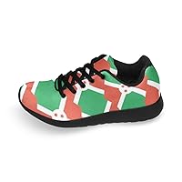 Burundi Flag Men's Lightweight Breathable Running Shoes Fashion Sneaker