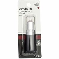 CoverGirl Continuous Color Lipstick, Bistro Burgandy [430] .13 oz (Pack of 6)