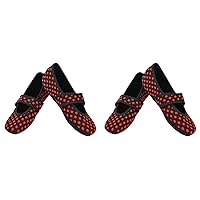 Women's Betsy Lou, Black Red Polka Dots, X-Large (Pack of 2)