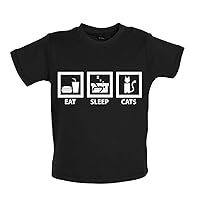 Eat Sleep Cats - Organic Baby/Toddler T-Shirt