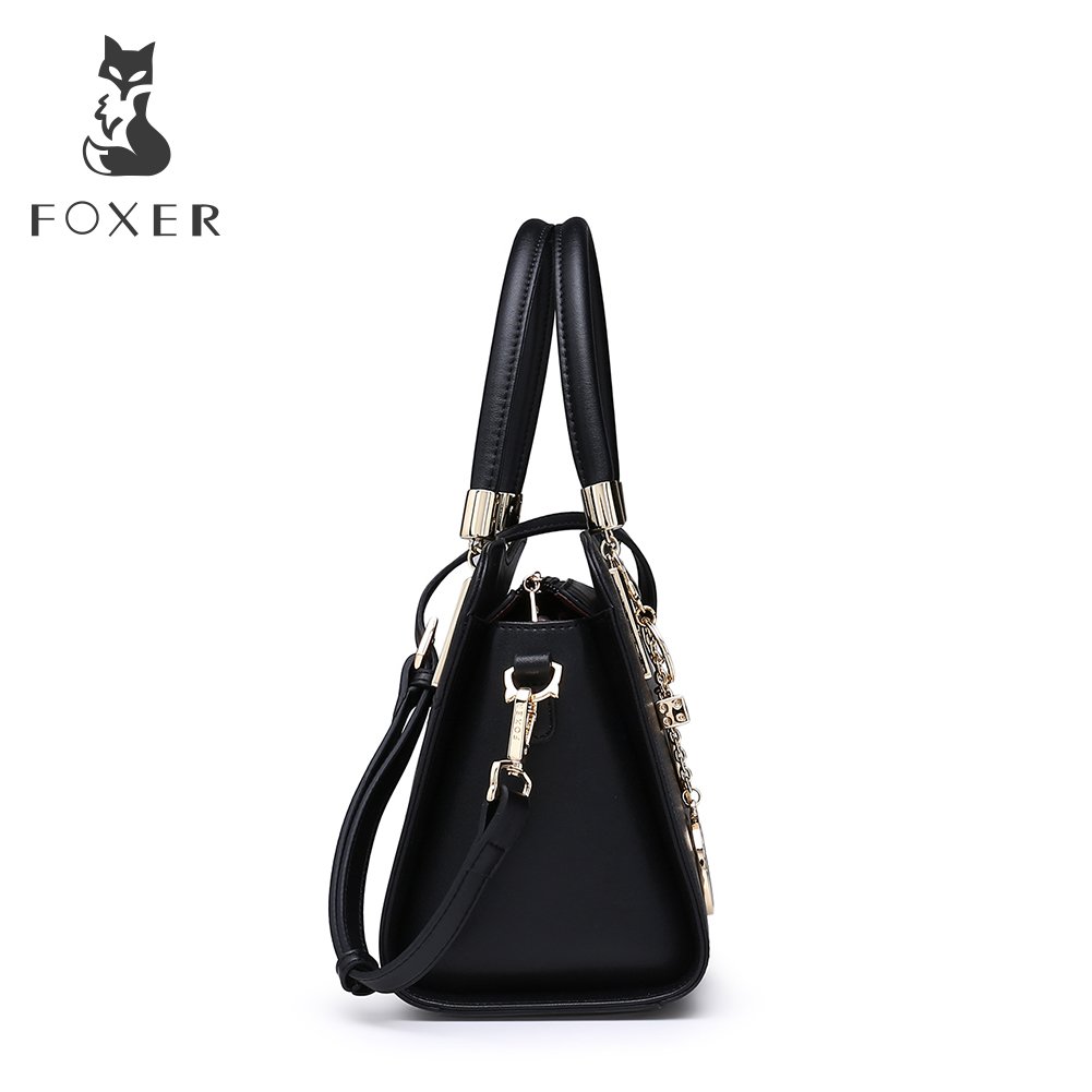 Women's Leather Handbag Purse Top Handle Crossbody Shoulder Bag Ladies Cowhide Mini Tote Bag