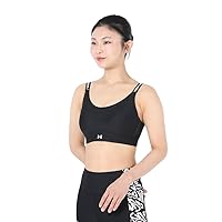 Under Armour Womens Infinity Mid Impact Sports Bra, (001) Black / / White, Large D-DD