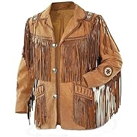 LP-FACON Women's Fringe Cowgirl Western Wear Jacket - Native American Cowgirl Jackets For Women