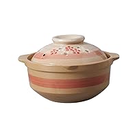 Clay Casserole Pot Terracotta Stew Pot Ceramic Casserole Clay Cooking Pot - Traditional Home Claypot Rice, Heat Storage and Insulation, Durable-D_Capacity 1250ML