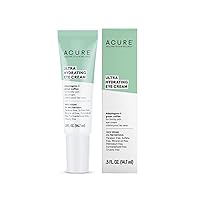 ACURE Ultra Hydrating Eye Cream - Morning Eye Moisturizer with Green Coffee Oil & Adaptogens - for Puffiness Reducer and Bags Under Eyes Dark Circle Brightener - All Natural, Vegan Extract - 0.5 Fl Oz