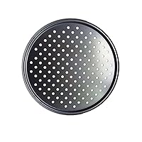 Household Pizza Pans with Holes Breathable Non-stick Professional Baking Tray for Restaurant Home Tools (Size : 26CM)