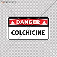Hobby Vinyl Decal Safety Sign Colchicine hobby decor (10 X 5,59 In. ) Fully Waterproof Printed vinyl sticker