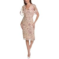 JS Collections Women's Blake Scalloped Cocktail Dress