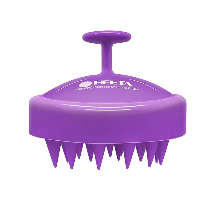 Mua Hair Shampoo Brush, HEETA Scalp Care Hair Brush with Soft Silicone  Scalp Massager (Purple) trên Amazon Mỹ chính hãng 2023 | Fado