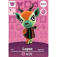 Animal Crossing Happy Home Designer Amiibo Card Lopez 027/100 by Nintendo