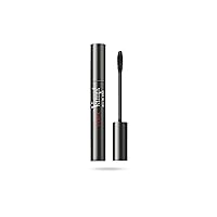 Pupa Milano Vamp! All In One Mascara - Add Extreme Volume and Length to Lashes - Serum-Infused Formula Promotes Thicker Lash Appearance - Smudge and Clump Resistant - 101 Extra Black - 0.3 oz