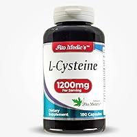 Lab - L-cysteine, 1200 mg per Serving, Free Form Amino Acid - Keratin Support for Skin, Hair & Nails - Glutathione Support, Ultra high Absorption.