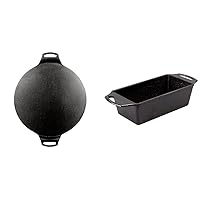 Lodge Cast Iron Pizza Pan (15 inch) and Loaf Pan (8.5x4.5 Inch)