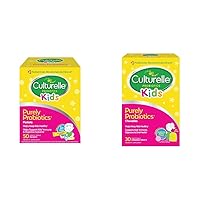 Culturelle Kids Purely Probiotics Packets Daily Supplement & Kids Chewable Daily Probiotic for Kids