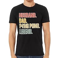 Ping Pong Legend Short Sleeve T-Shirt - Gifts for Table Tennis Lovers Men - Gifts for Dad