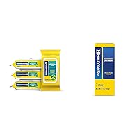 Preparation H Hemorrhoid Flushable Wipes with Witch Hazel for Skin Irritation Relief & Hemorrhoid Symptom Treatment Ointment, Itching, Burning & Discomfort Relief