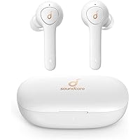 Soundcore Anker Life P2 True Wireless Earbuds with 4 Microphones, CVC 8.0 Noise Reduction, Graphene Driver, Clear Sound, 40H Playtime, IPX7 Waterproof, Wireless Earphones for Work(Renewed) (White)
