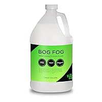 Froggy's Fog Bog Fog Juice, High-Density, Long-Lasting Fog Fluid for Water-Based Fog Machines, Perfect for Professional and Home Haunters, Theme Parks, and Lighting Designers, Half Gallon (64oz.)