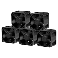 ARCTIC S4028-6K (5 Pack) - 40x40x28 mm Fan, 250-6000 RPM, PWM Regulated, 4-pin Connector, 12 V DC - Black