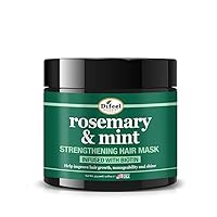 Rosemary and Mint Strengthening Hair Mask with Biotin 12 oz. - Strengthening Hair Mask made with Natural Rosemary Oil for Hair Growth