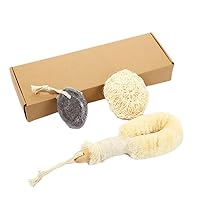 Bath Set, Bathing Flying disc, Grinding feet, Volcanic Stone, Long-Handled Pot Brush, Cleaning and scrubbing Three-Piece Set