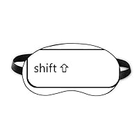Keyboard Symbol Shift Sleep Eye Shield Soft Night Blindfold Shade Cover