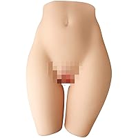 Realistic Sex Doll Male Masturbator - Jaspik 3D Beauty Hip Ass with Tight Virgin Vagina and Anal Stroker, Built-in Alloy Skeleton, Butt & Pussy Sex Toy for Men Masturbation
