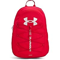 Under Armour Unisex Hustle Sport Backpack, Red (600)/Metallic Silver, One Size Fits All