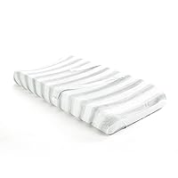 Lush Decor Watercolor Stripe Soft & Plush Changing Pad Cover, 32