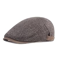 [FonVan] Hunting Hat, Men's, Hunting Hat, Newsacket, Women's, Winter Hat, Outdoor, Retro, Checkered Pattern, British Style, Breathable, Cold Resistant, Respect for the Aged Day, Gift, Casual, Stylish, Fashion, Autumn, Winter