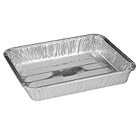 Set of 25 - Handi-Foil Small Disposable Aluminum Mini Toaster Oven Broiler Baking Pan, 8